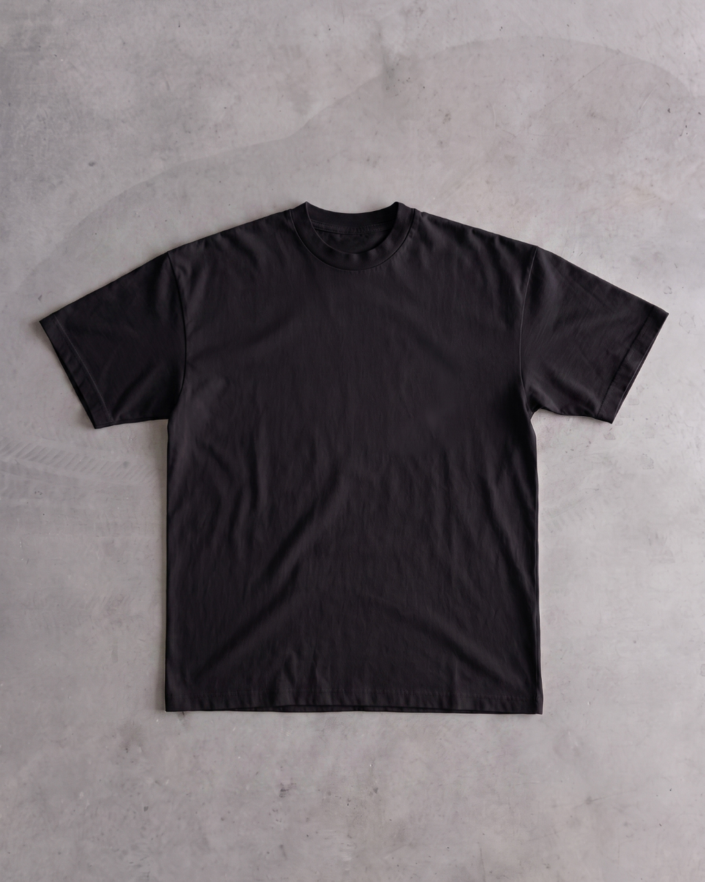black basic tee