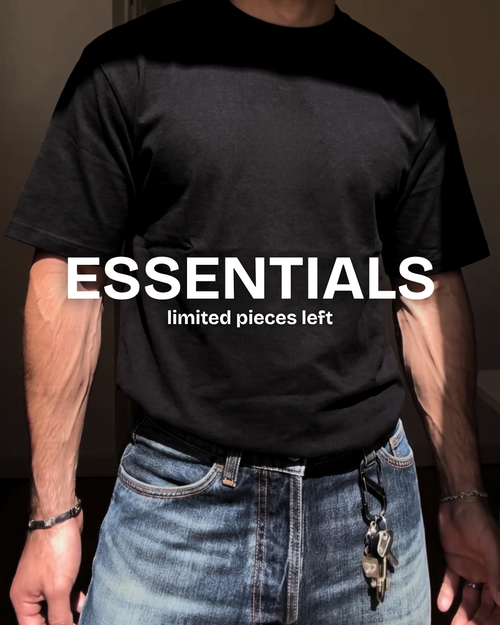 black basic tee