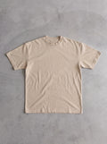 beige basic tee