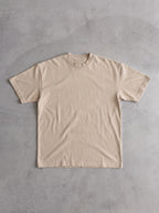 beige basic tee